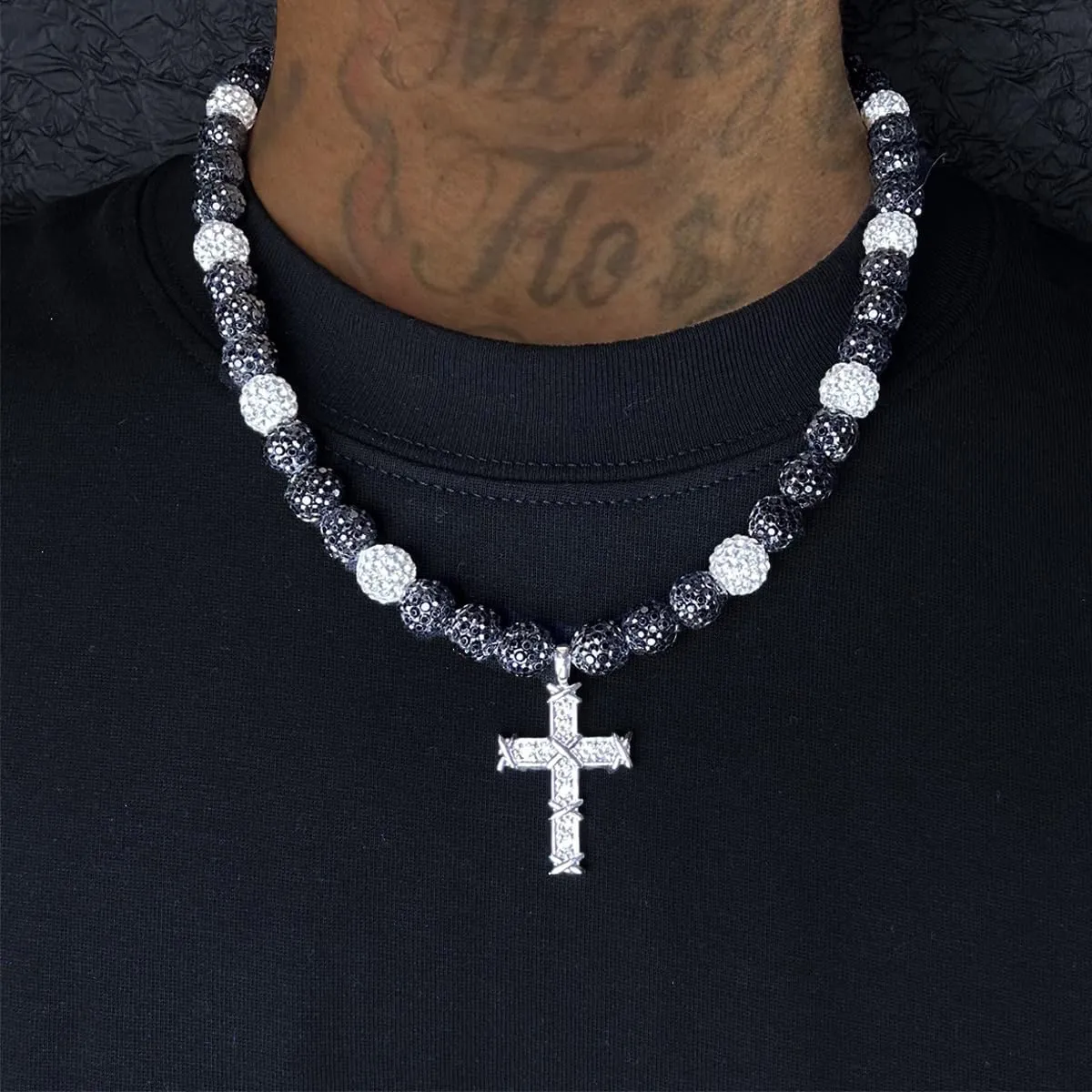 16 Inch Baseball Necklaces for Boys, 18-20 Inch Baseball Necklace, Rhinestone Baseball Bead Necklace, Baseball Cross Necklace for Men, Adjustable Baseball Drip Bling Necklace for Baseball Team Lovers