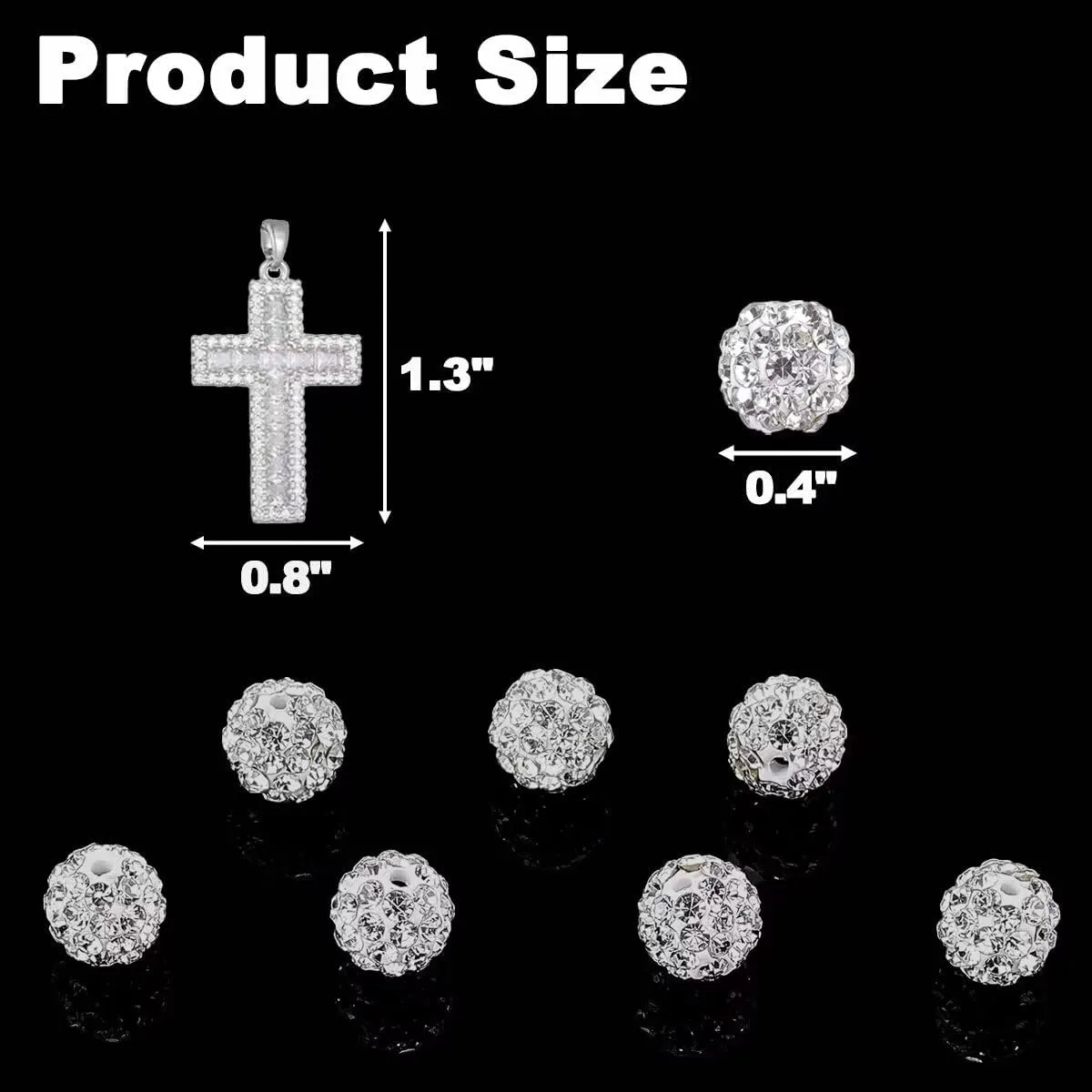16 Inch Baseball Necklaces for Boys, 18-20 Inch Baseball Necklace, Rhinestone Baseball Bead Necklace, Baseball Cross Necklace for Men, Adjustable Baseball Drip Bling Necklace for Baseball Team Lovers