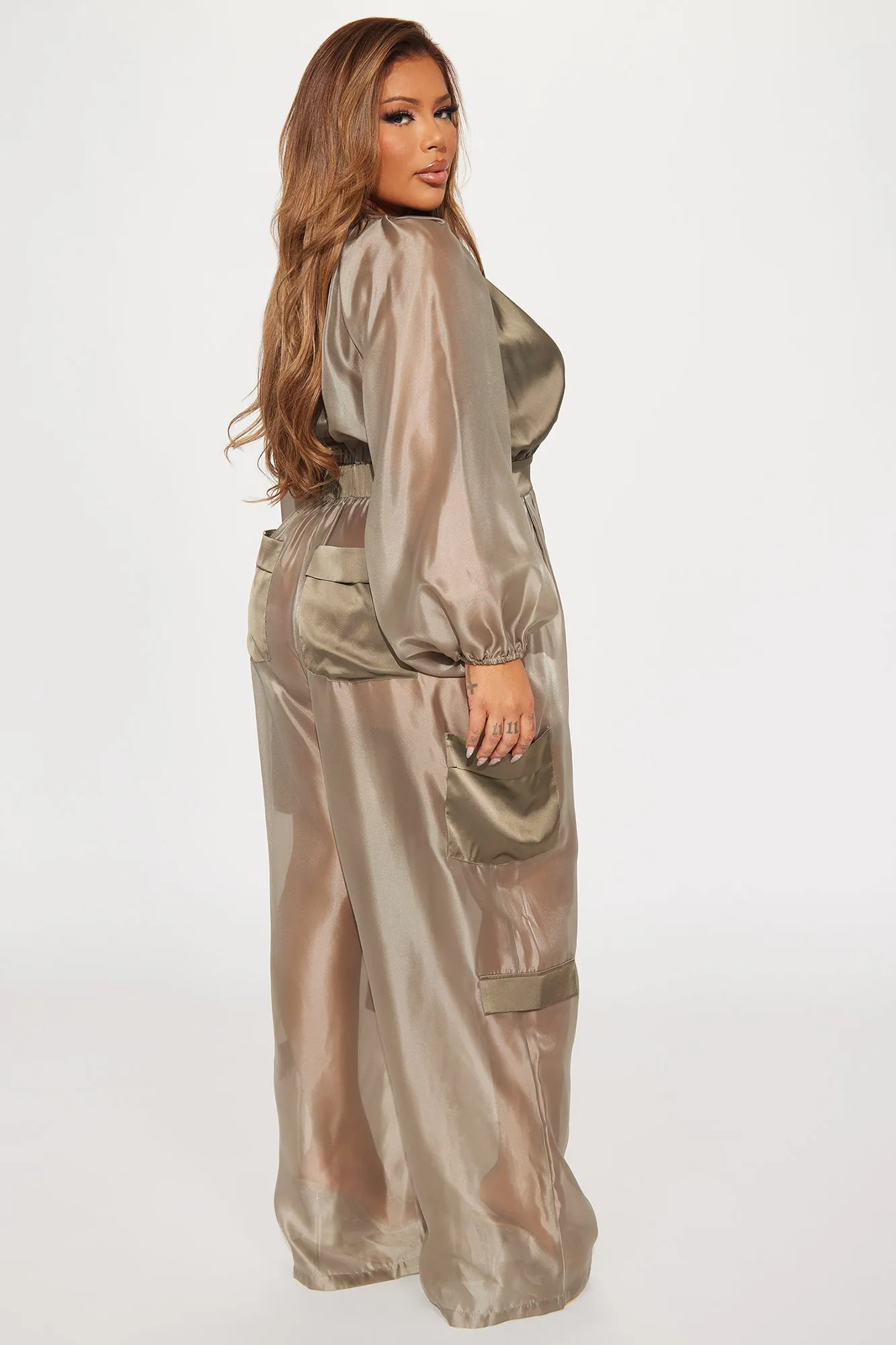 All About Me Jumpsuit - Olive