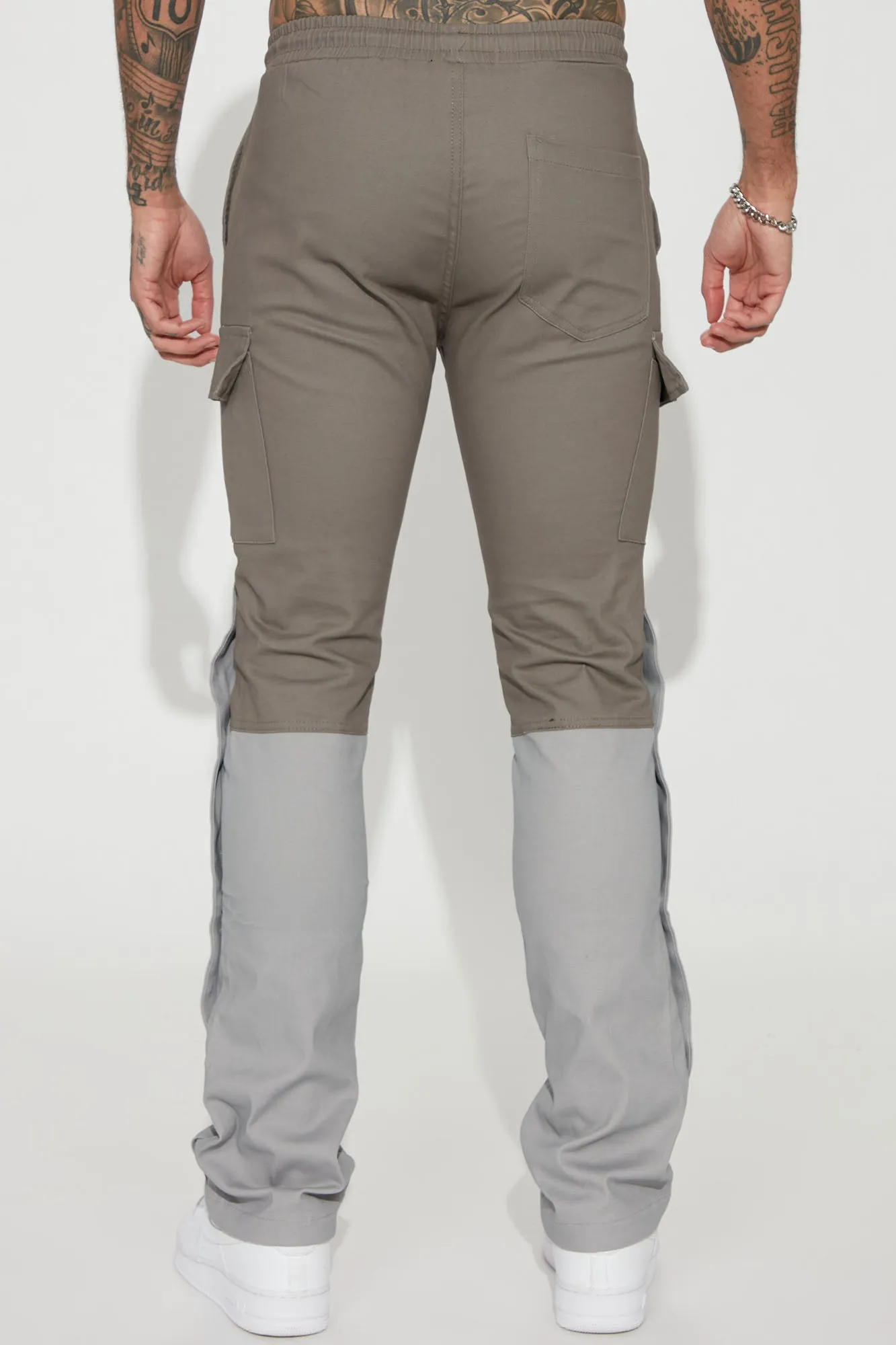 All I Need Stacked Flare Pants - Charcoal