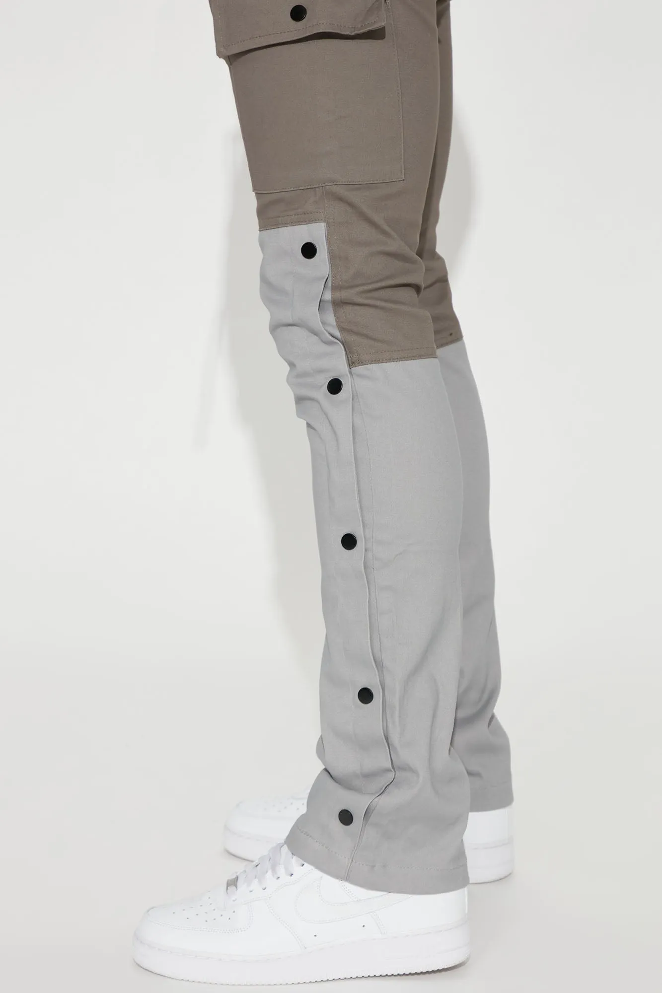 All I Need Stacked Flare Pants - Charcoal