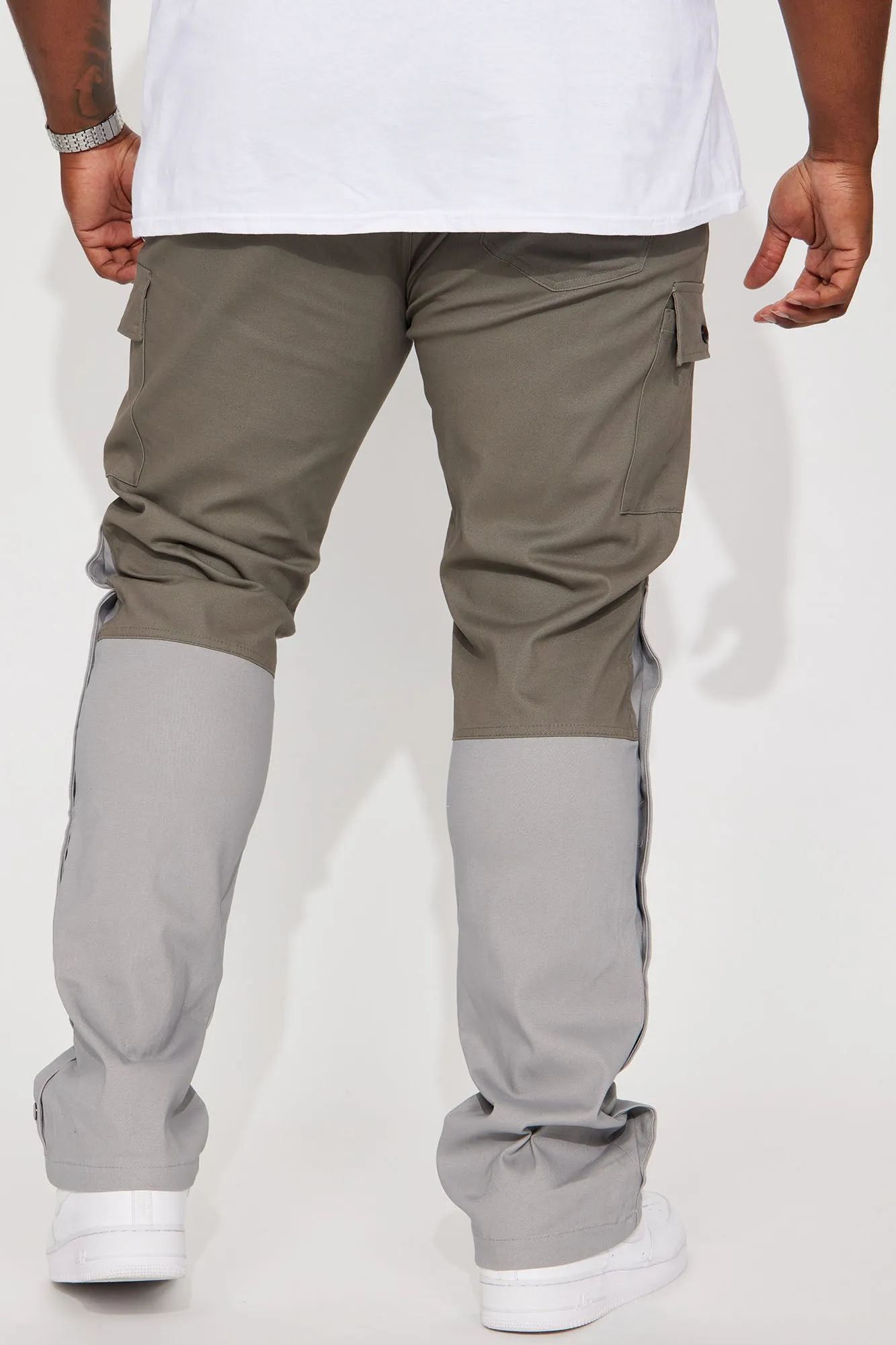All I Need Stacked Flare Pants - Charcoal