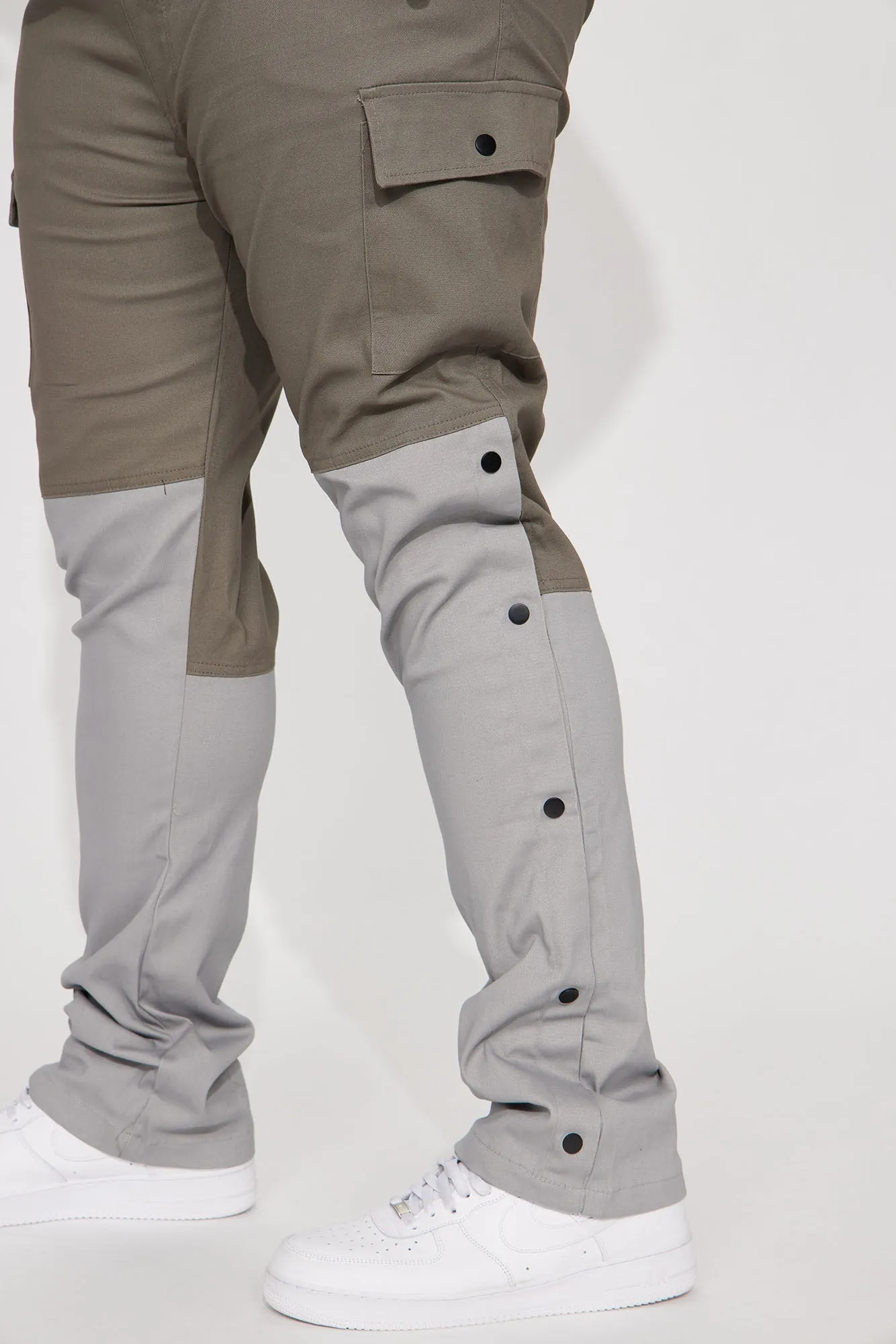 All I Need Stacked Flare Pants - Charcoal