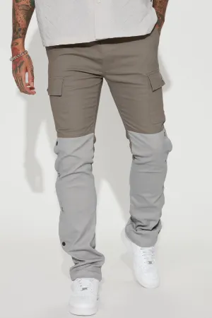All I Need Stacked Flare Pants - Charcoal