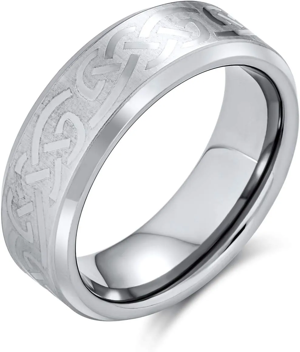 Bling Jewelry Personalized Unisex Religious Padre Nuestro Lords Pray Cross Fidget Spinner Ring Band For Men Women Teens Black Silver Tone Stainless Steel