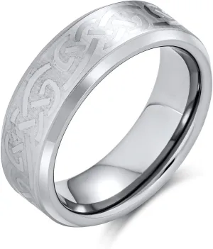 Bling Jewelry Personalized Unisex Religious Padre Nuestro Lords Pray Cross Fidget Spinner Ring Band For Men Women Teens Black Silver Tone Stainless Steel