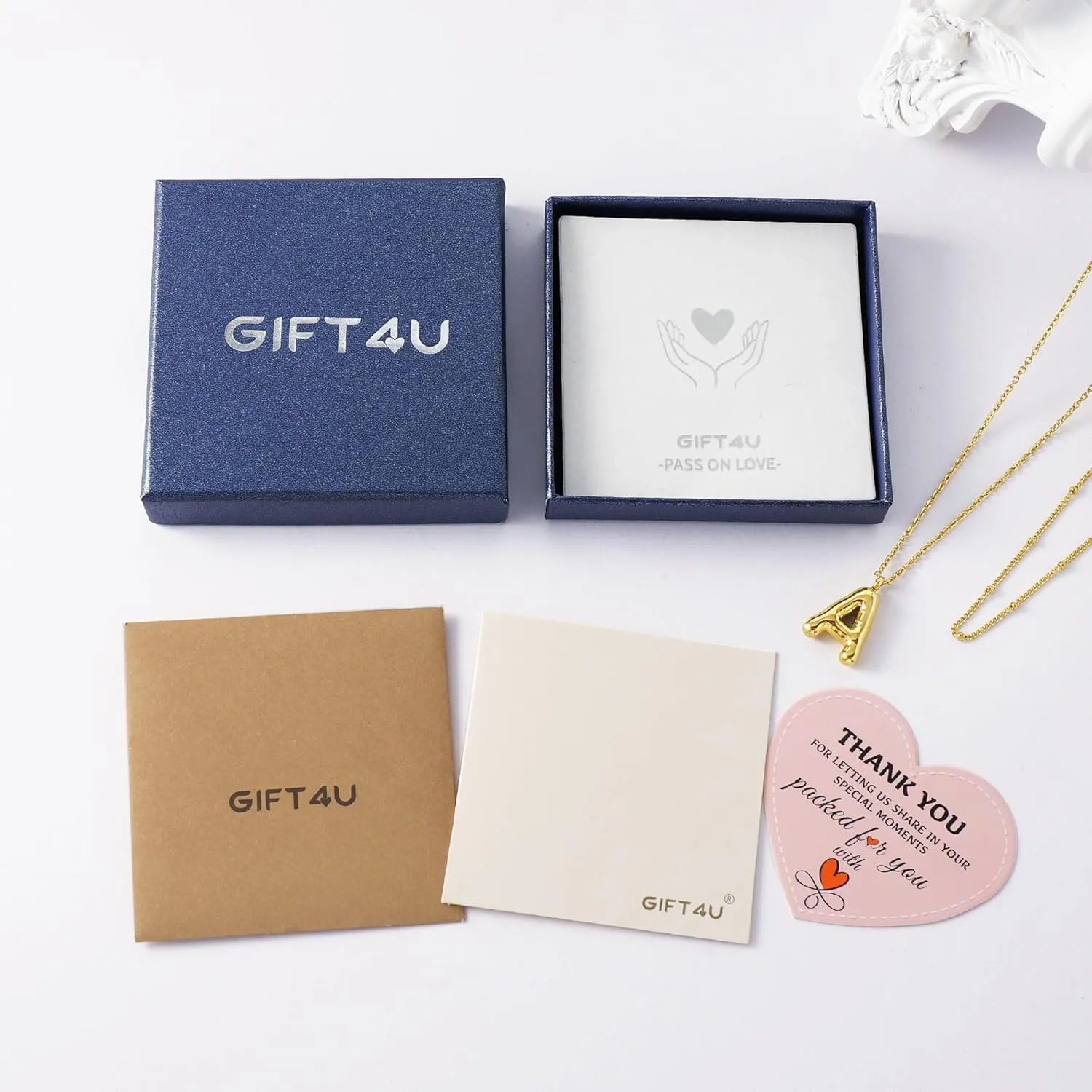 Bubble Letter Necklace Gold Women - 18K Gold Plated Initial Necklaces for women, Dainty Letter Gold Necklace, Layered Gold Necklaces, Trendy Initial Necklaces Jewelry