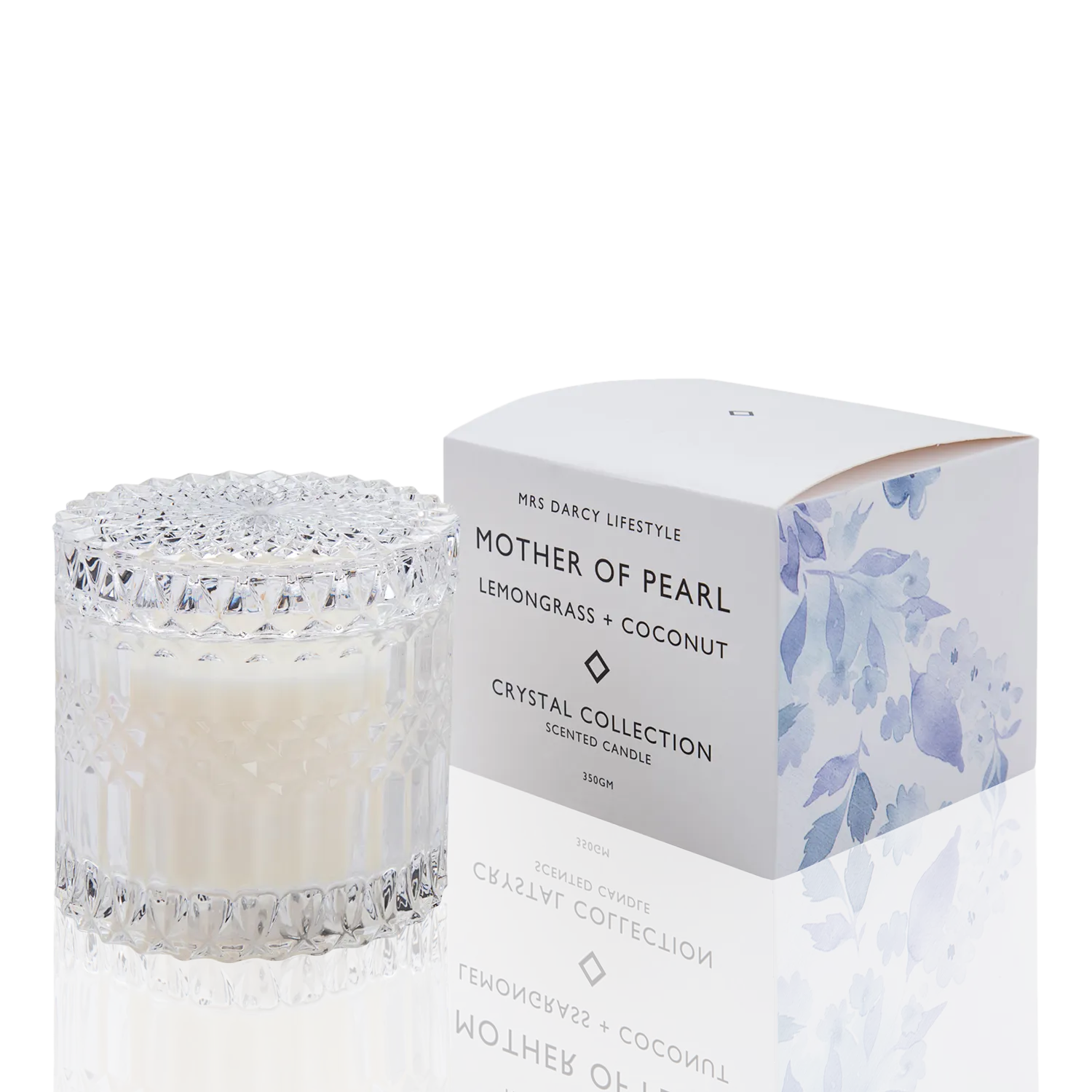 Candle Mother Of Pearl | Lemongrass   Coconut