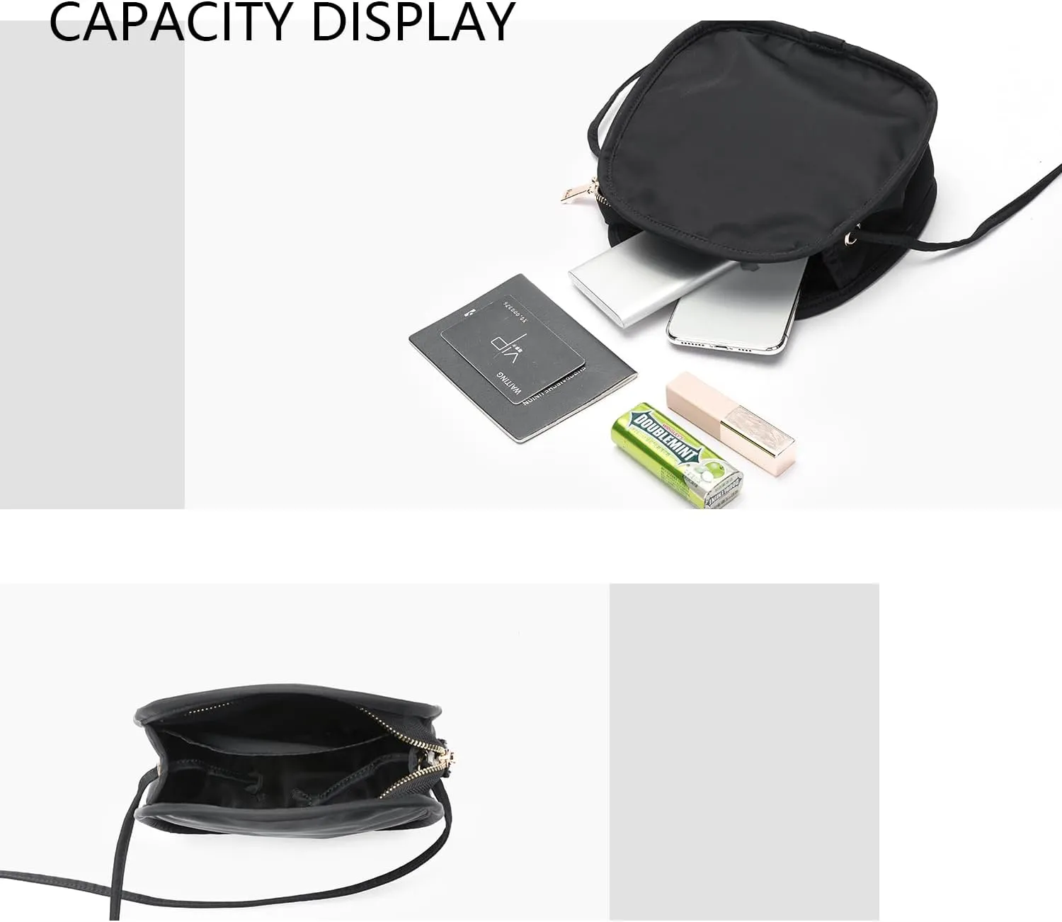 Canvas Small Round BagUnique Round Design Women's Crossbody Bags for Fashion and Large Capacity