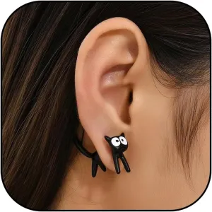 Cat Earrings for Women Trendy Stuff Cat Stud Earrings Funny Cartoon Animal Earrings Cute Earrings for Cat Gifts for Cat Lovers