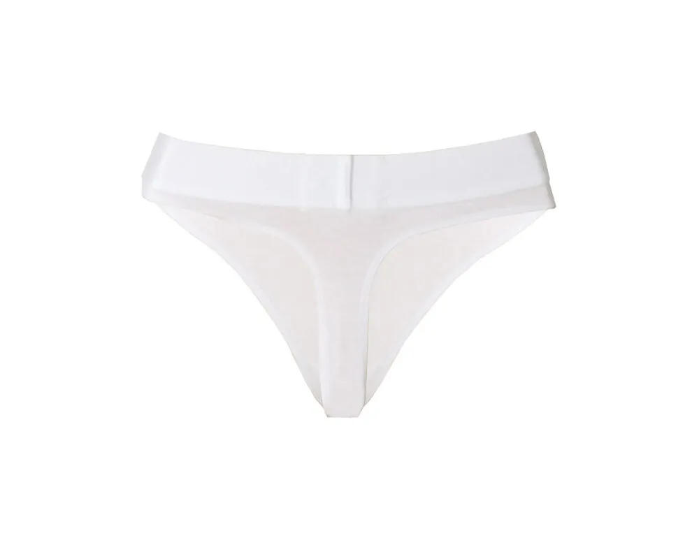 {Clearance Stock} Organic Bamboo Thong in Black