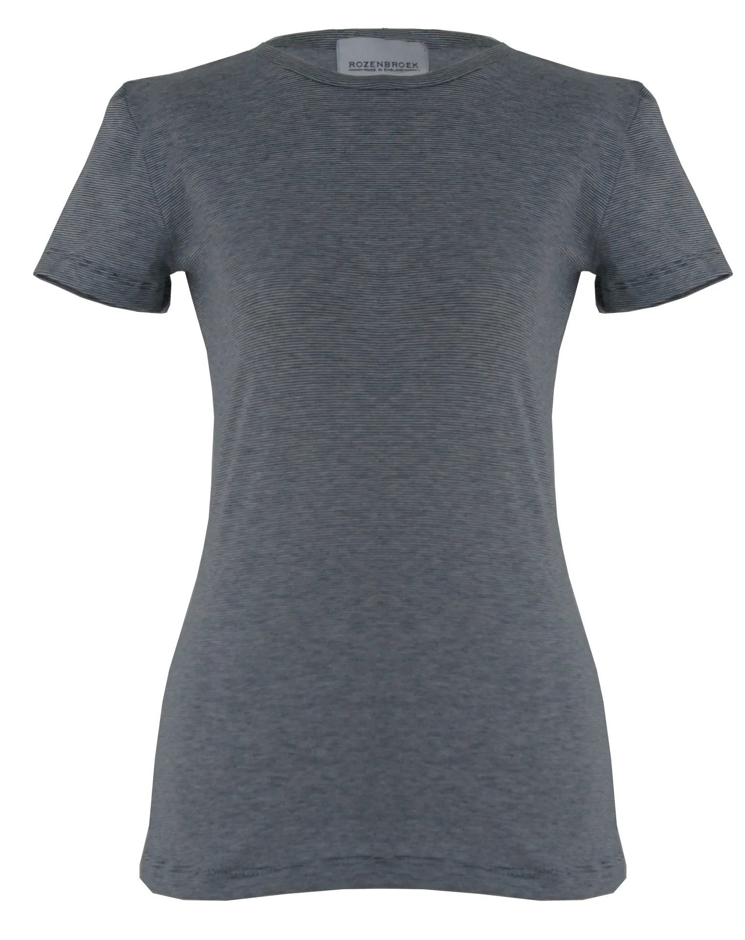 {Clearance Stock} Organic Cotton T-Shirt in Fine Blue Stripe