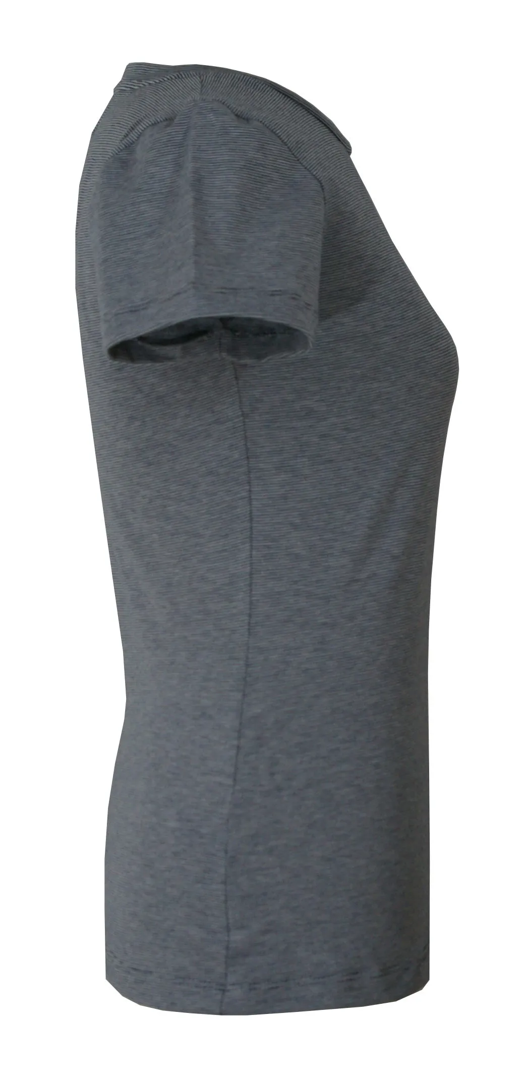 {Clearance Stock} Organic Cotton T-Shirt in Fine Blue Stripe