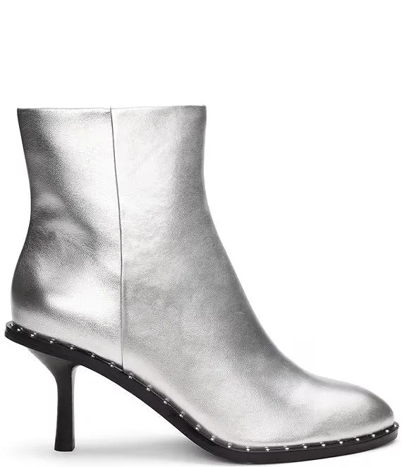 Costa Round Toe Ankle Boot in Silver - Liverpool Los Angeles 754097