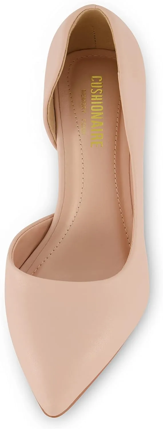 CUSHIONAIRE Women's Parma Dress Pump  Memory Foam, Wide Widths Available