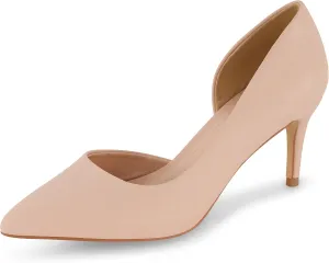 CUSHIONAIRE Women's Parma Dress Pump  Memory Foam, Wide Widths Available