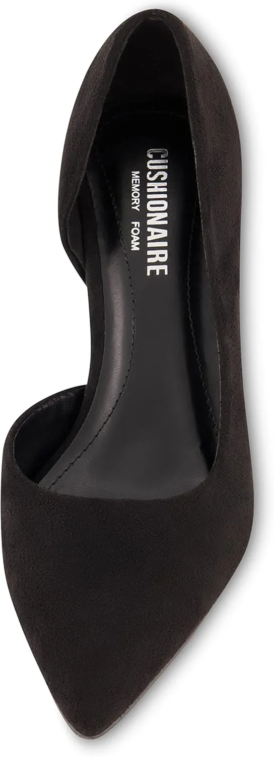 CUSHIONAIRE Women's Parma Dress Pump  Memory Foam, Wide Widths Available