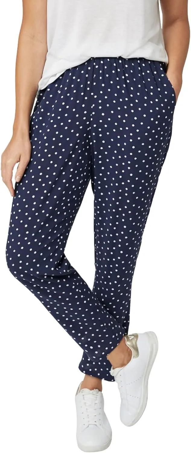 ellos Plus Size Woven Soft Pants