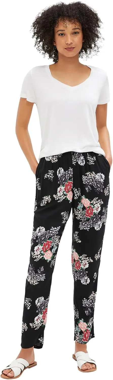 ellos Plus Size Woven Soft Pants