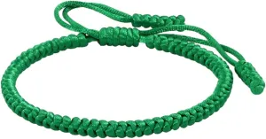 Friendship Bracelets for Women Men Handmade Blue Woven Braided Rope Adjustable String Knot Lucky Tibetan Jewelry Gift Accessories