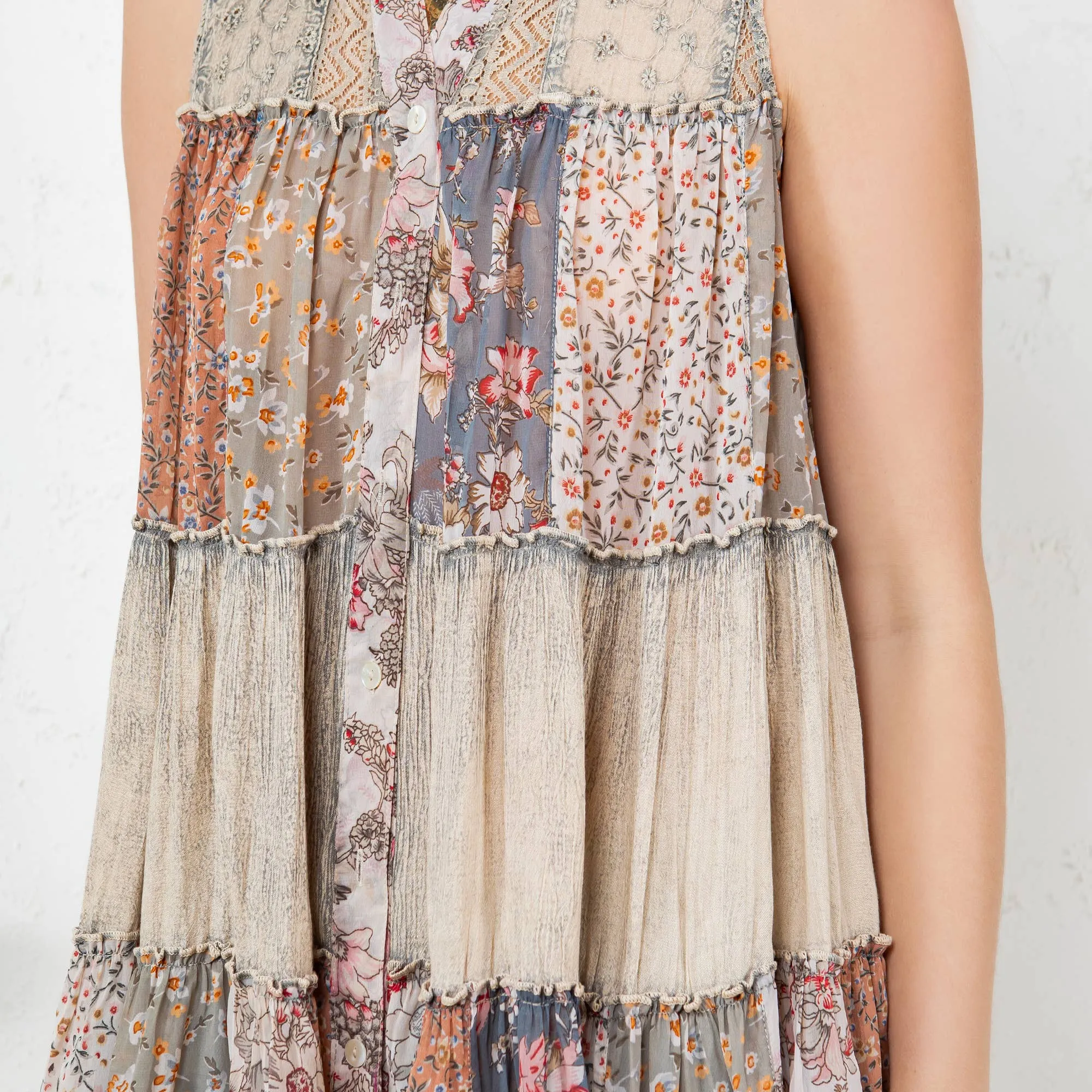 Front Row Sleeveless Top