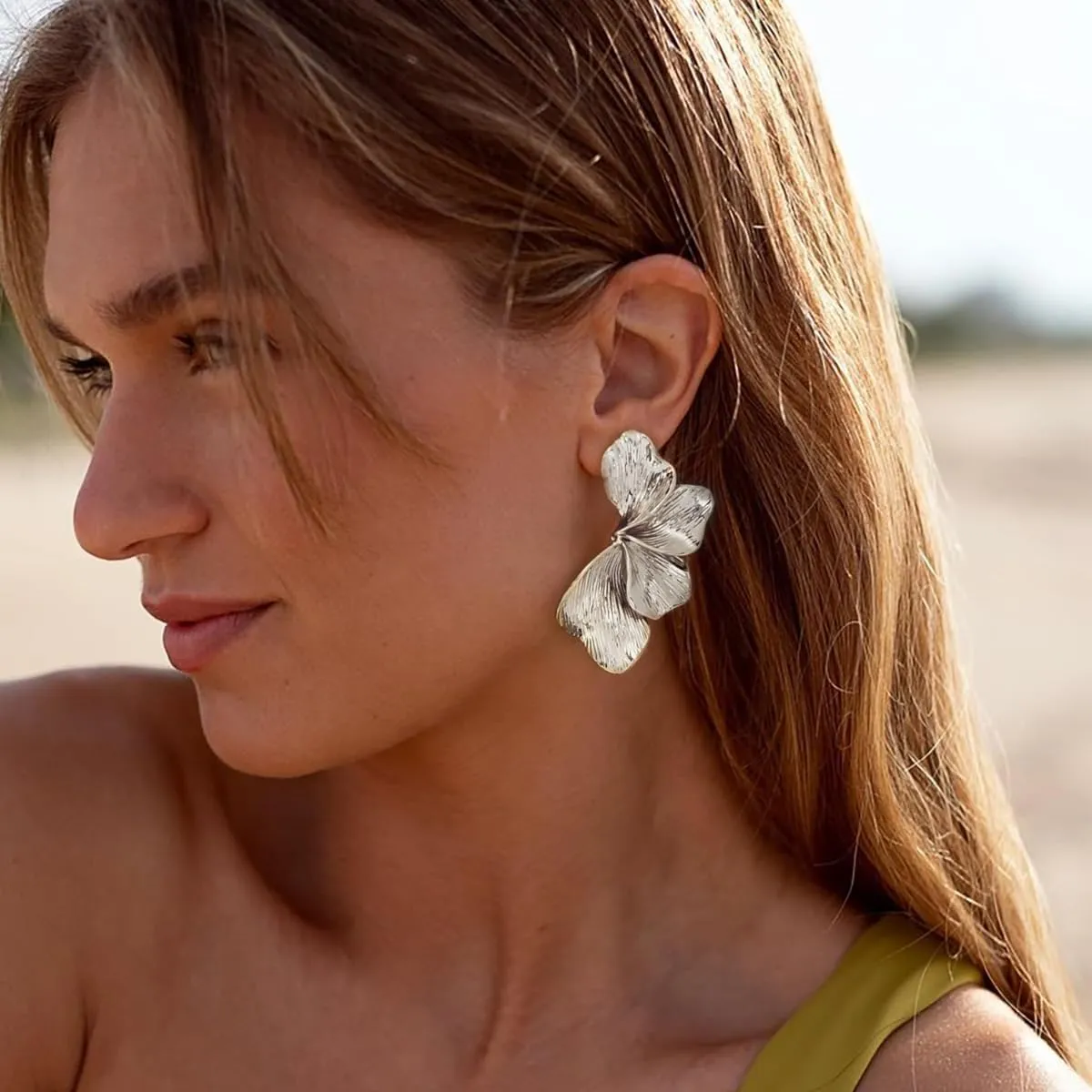 Gold Boho Ocean Earrings, Shell Earrings Seashell Stud Earrings Beach Jewelry Gifts for Women