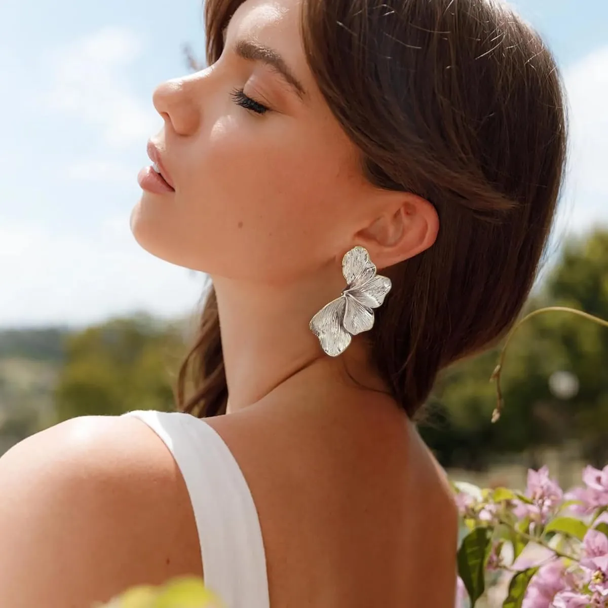 Gold Boho Ocean Earrings, Shell Earrings Seashell Stud Earrings Beach Jewelry Gifts for Women