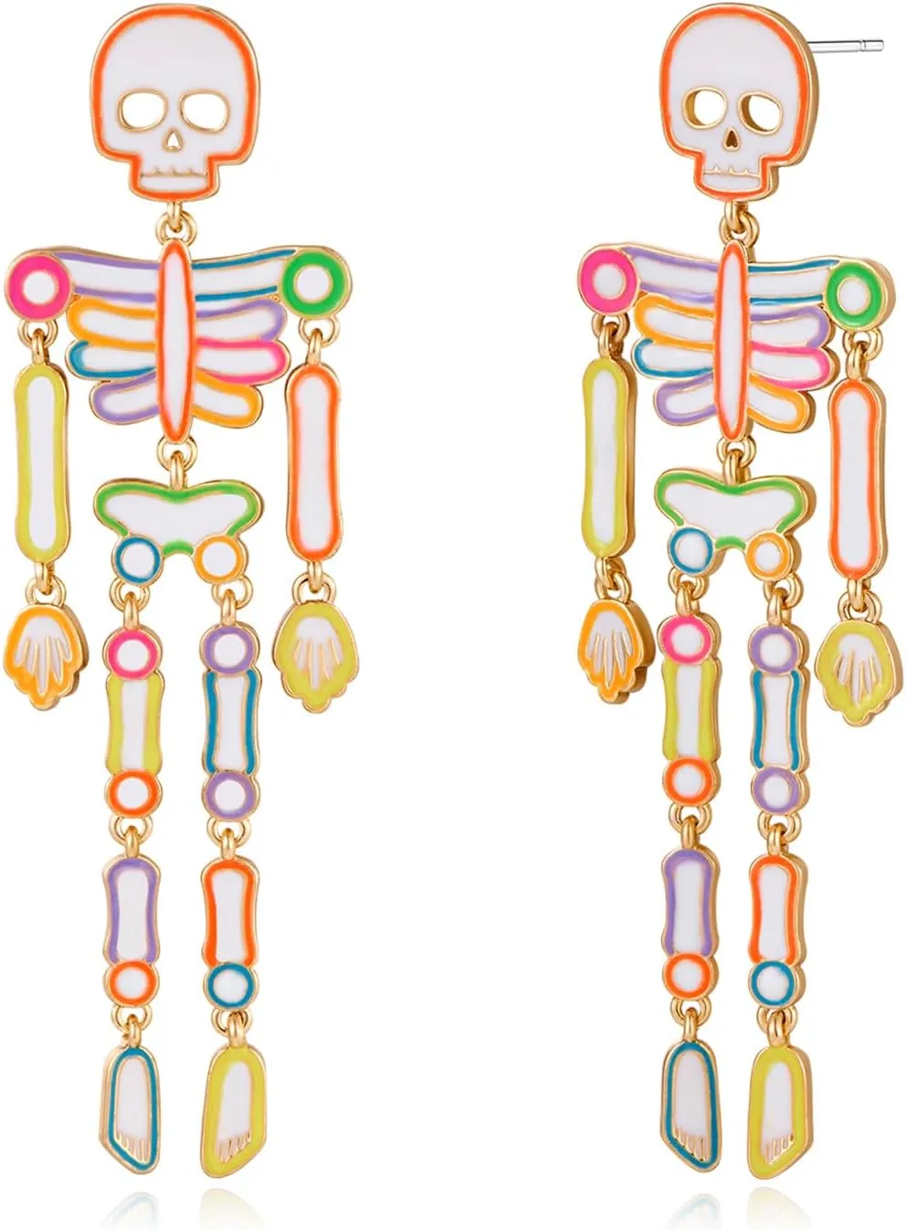 Halloween Earrings for Women Cute Pumpkin Dangle Earrings Candy Corn Earrings Fun Spider Web Witch Cat Earrings Fashion Halloween Jewelry
