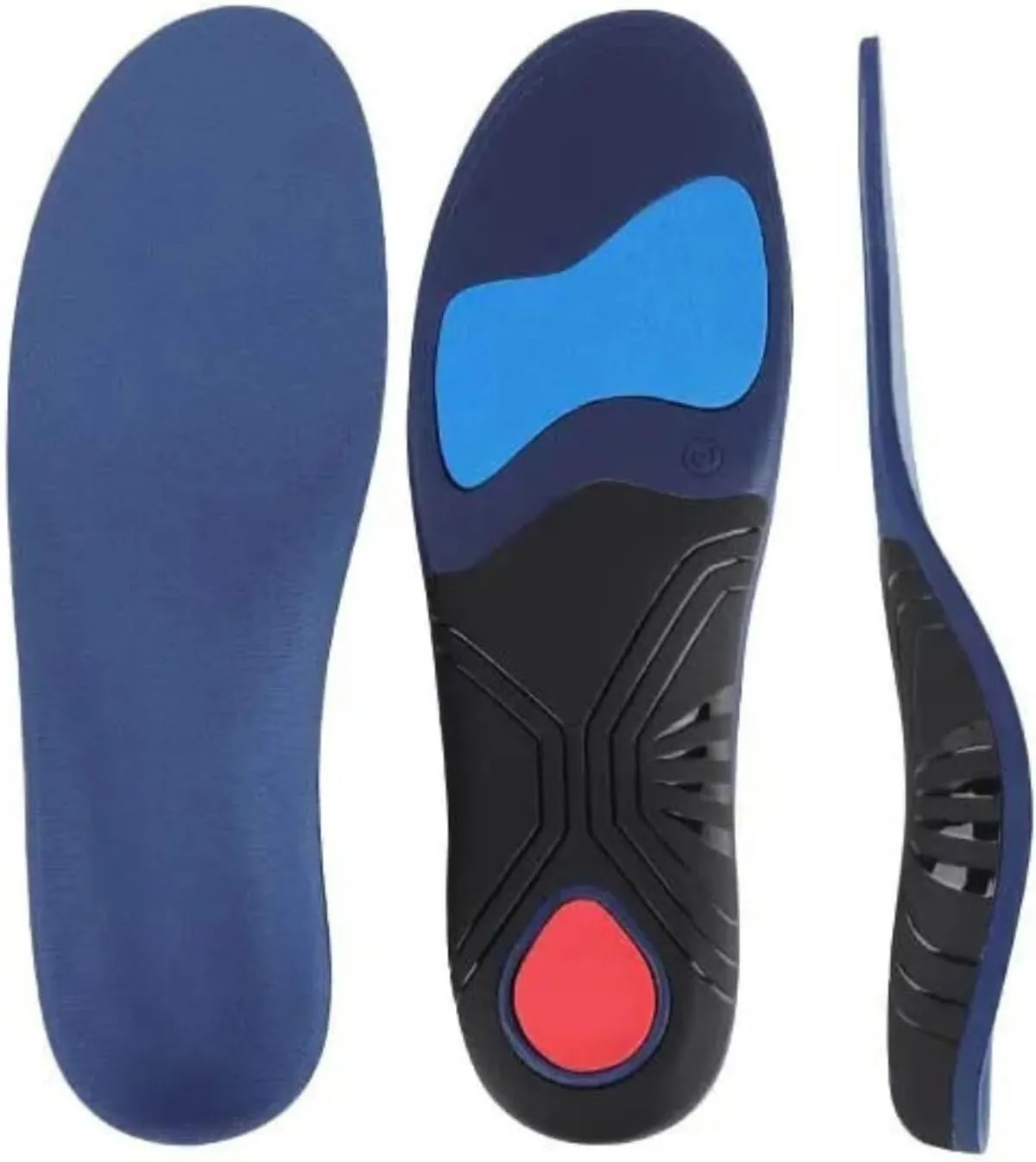 Heavy Duty Orthotic Insoles for 220  lbs, High Arch Support and Pain Relief for Plantar Fasciitis, Flat Feet, and Work Boots, Shock-Absorbing Shoe Inserts for Men and Women