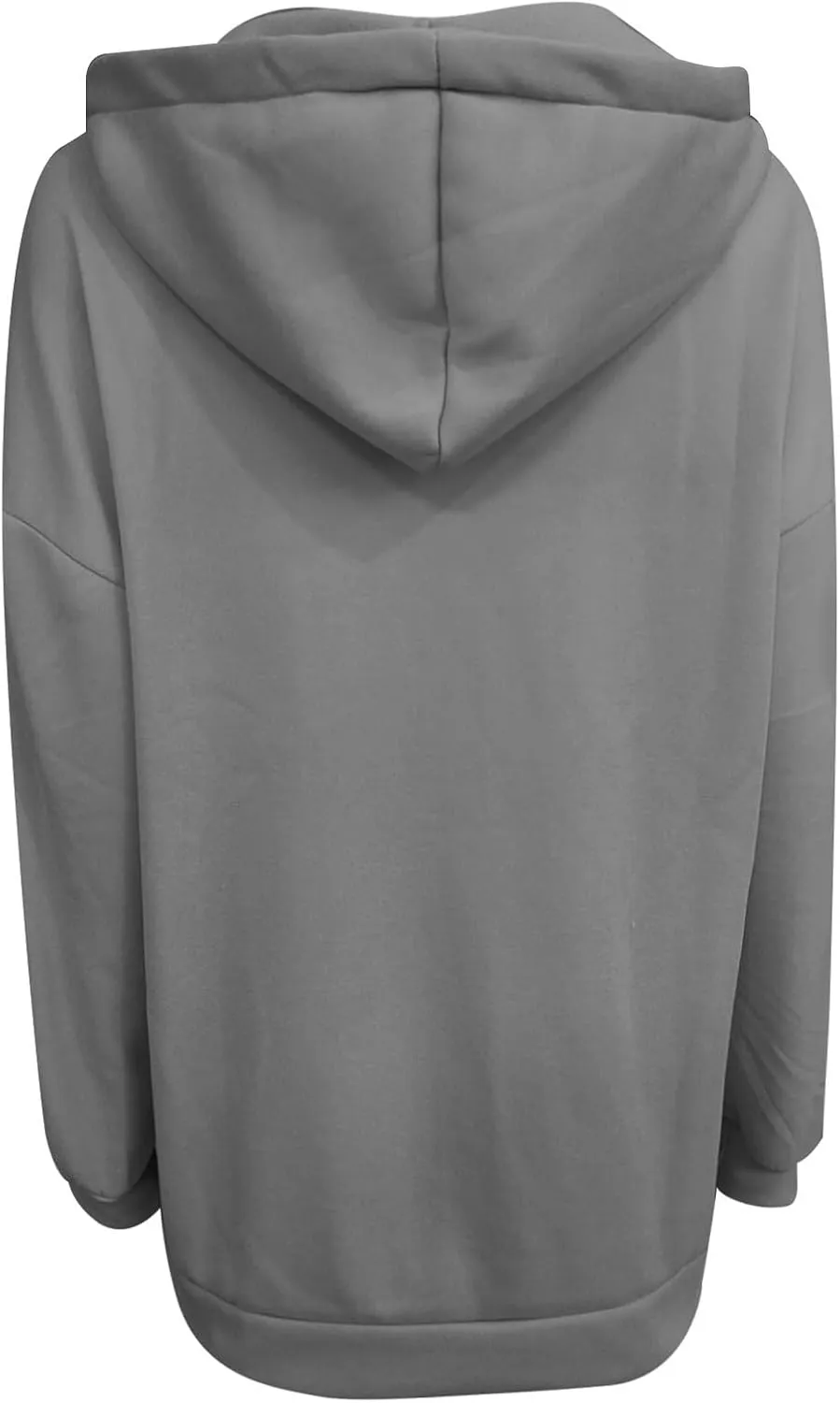 Hoodies For Women Fall Oversized Jacket Full Zip Hooded Sweatshirts Long Sleeve Tunic Comfy Coat With Pockets