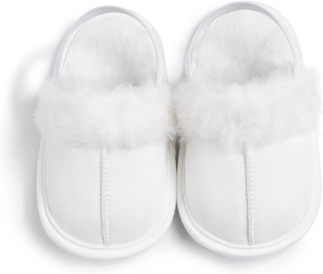Infant Baby Boys Girls Slippers Cozy Fleece Booties Toddler Soft Warm Socks Princess Flats Newborn Crib Shoes