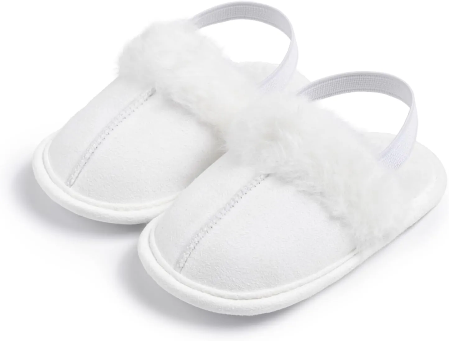 Infant Baby Boys Girls Slippers Cozy Fleece Booties Toddler Soft Warm Socks Princess Flats Newborn Crib Shoes