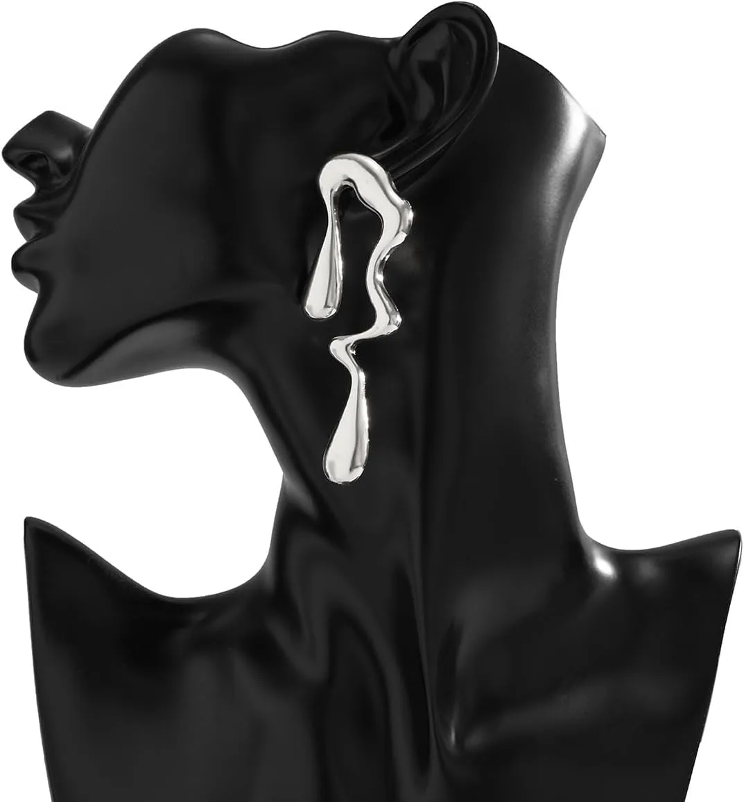 Irregular WaterDrop Earrings, Melted Liquid Irregular Stainless Steel Earrings, Embrace Minimalist Earrings, Statement Earrings for Women