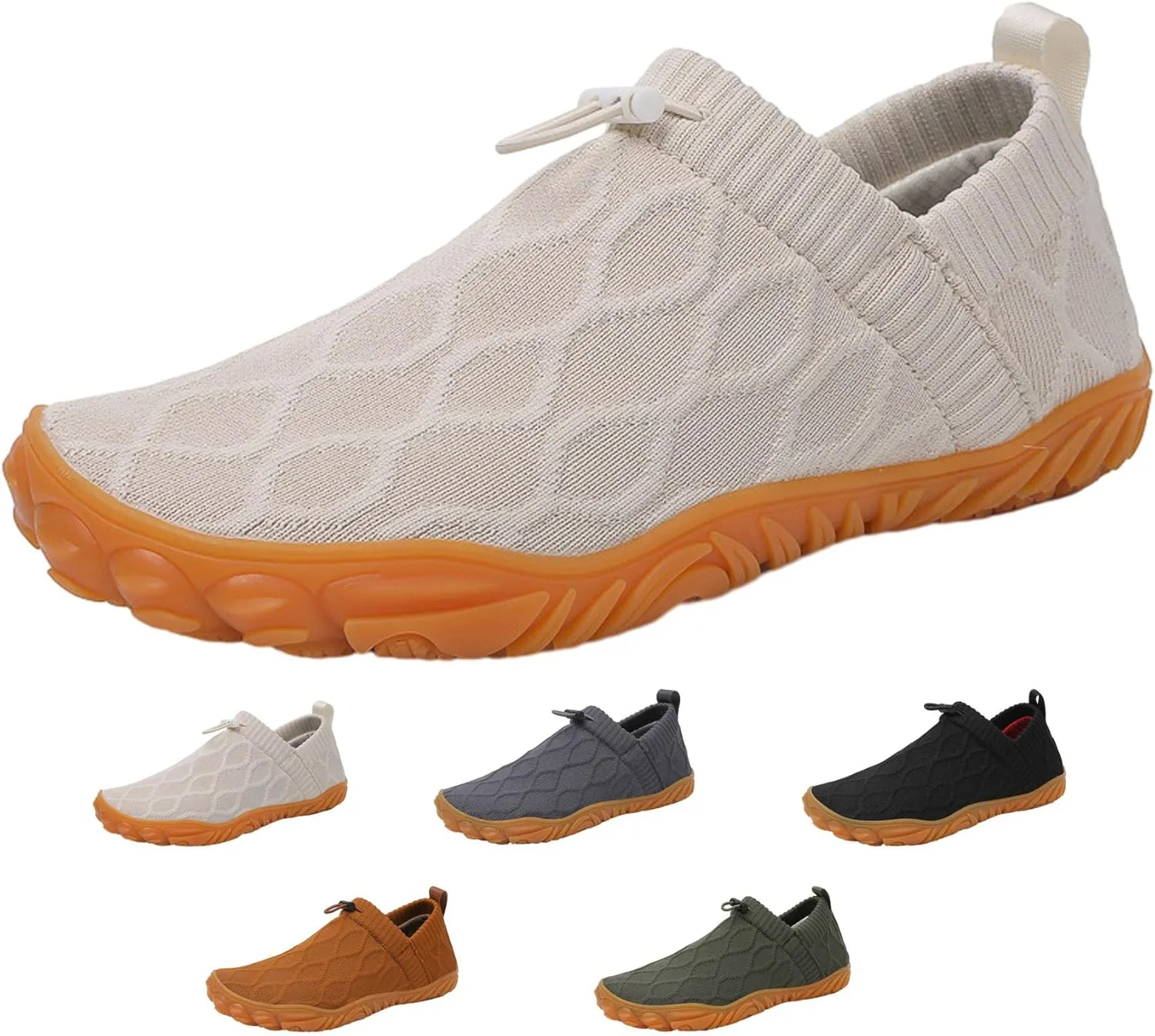 Joyoasis Water Shoes Knitted, Joyoasis Water Sneaker Shoes, Barefoot Hike Slip-On Running Training Shoes Women Men