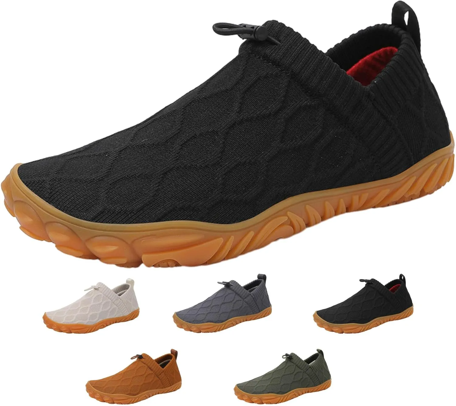 Joyoasis Water Shoes Knitted, Joyoasis Water Sneaker Shoes, Barefoot Hike Slip-On Running Training Shoes Women Men