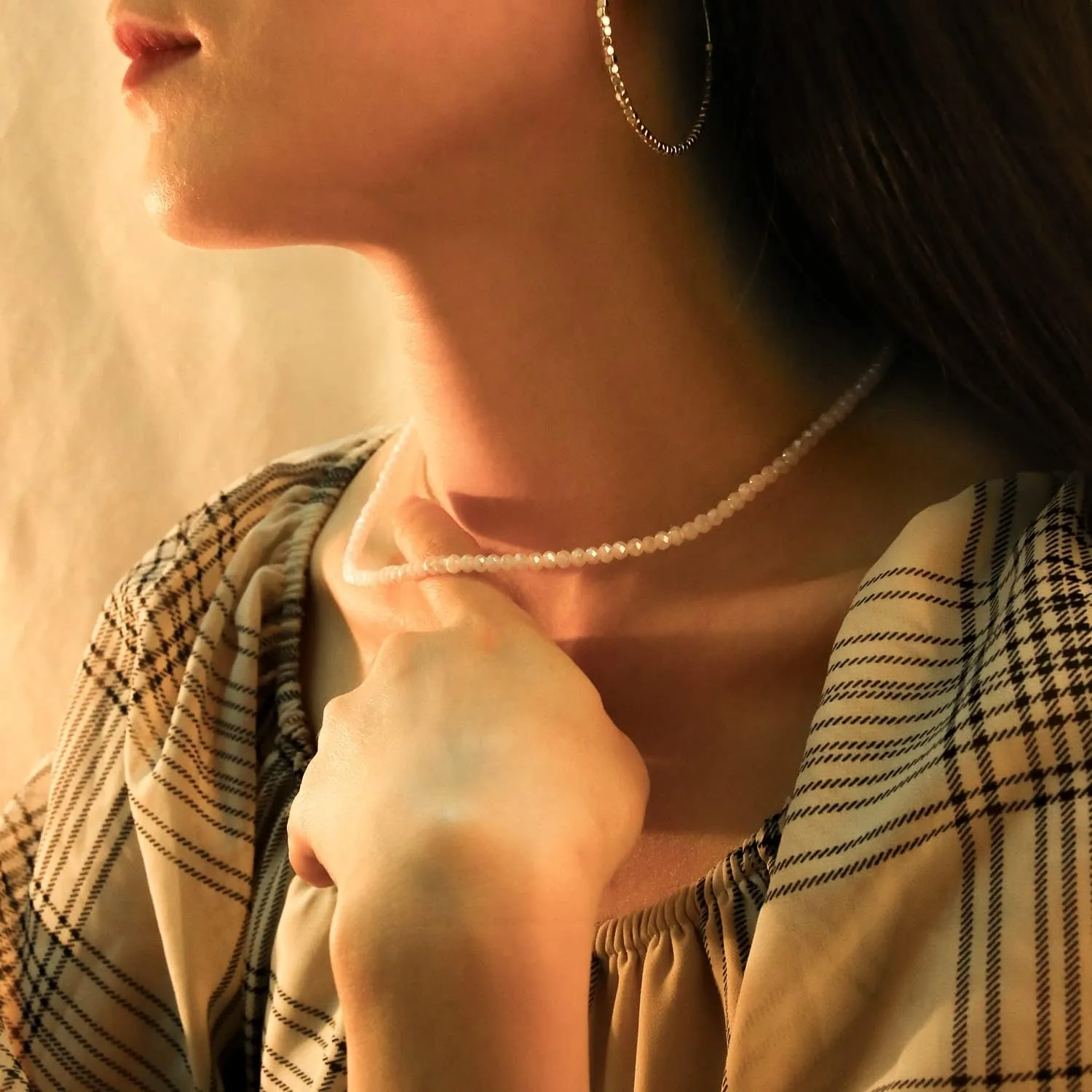KELITCH Women Choker Necklaces Colorful Beaded Necklaces Bohemian Friendship Jewelry for Women