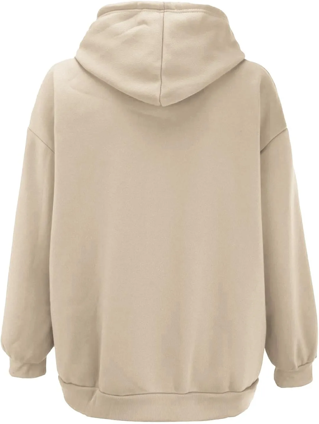 LCMTWX Womens Winter Fuzzy Fleece Jacket Sweatshirt Casual Drawstring Clothing Zipper Track Jacket Solid Color Hooded