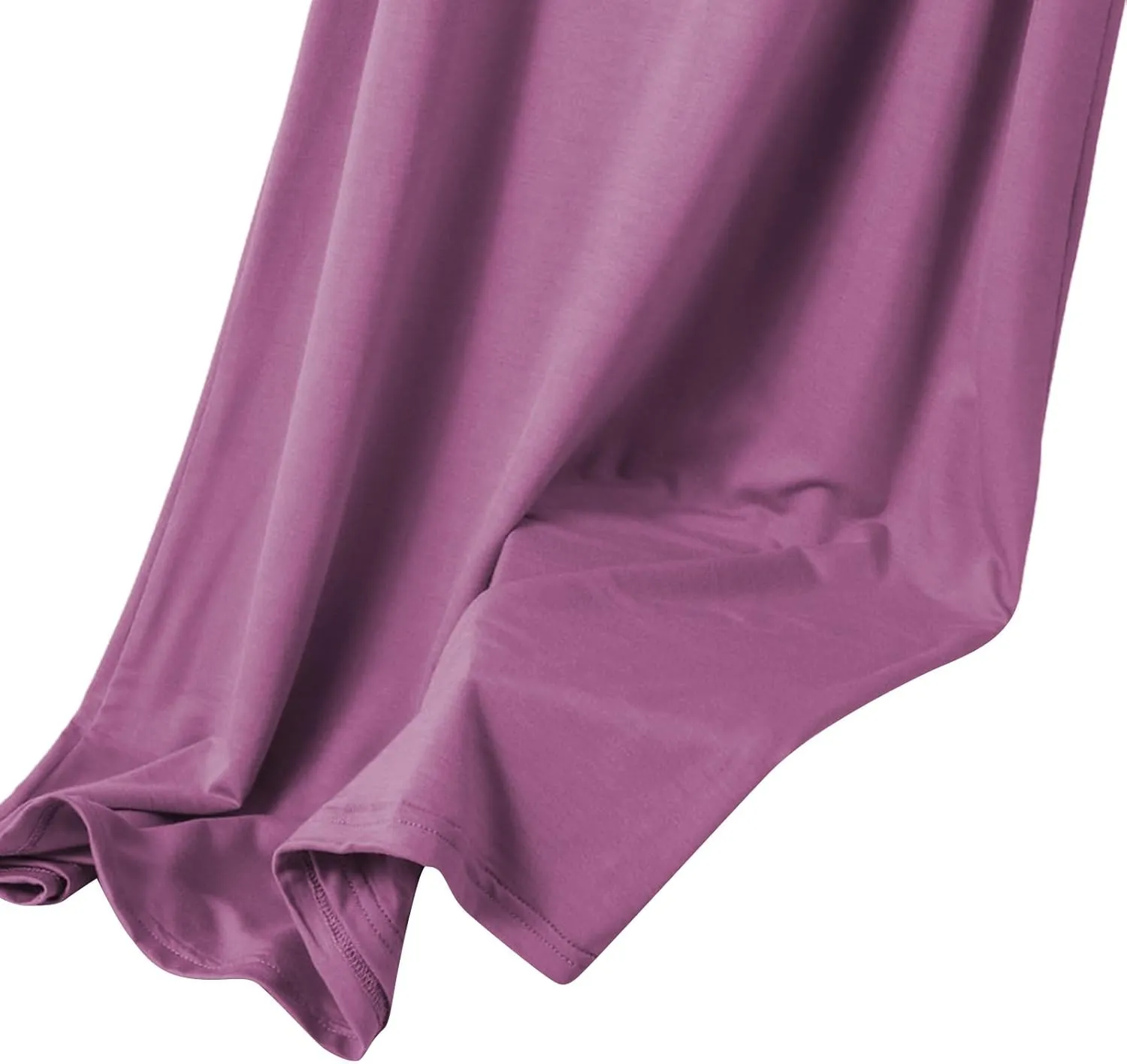Long Slip Dress for Women Adjustable Spaghetti Straps Cami Slip Dress Soft Crew Neck Nightgown Pajamas Under Dresses