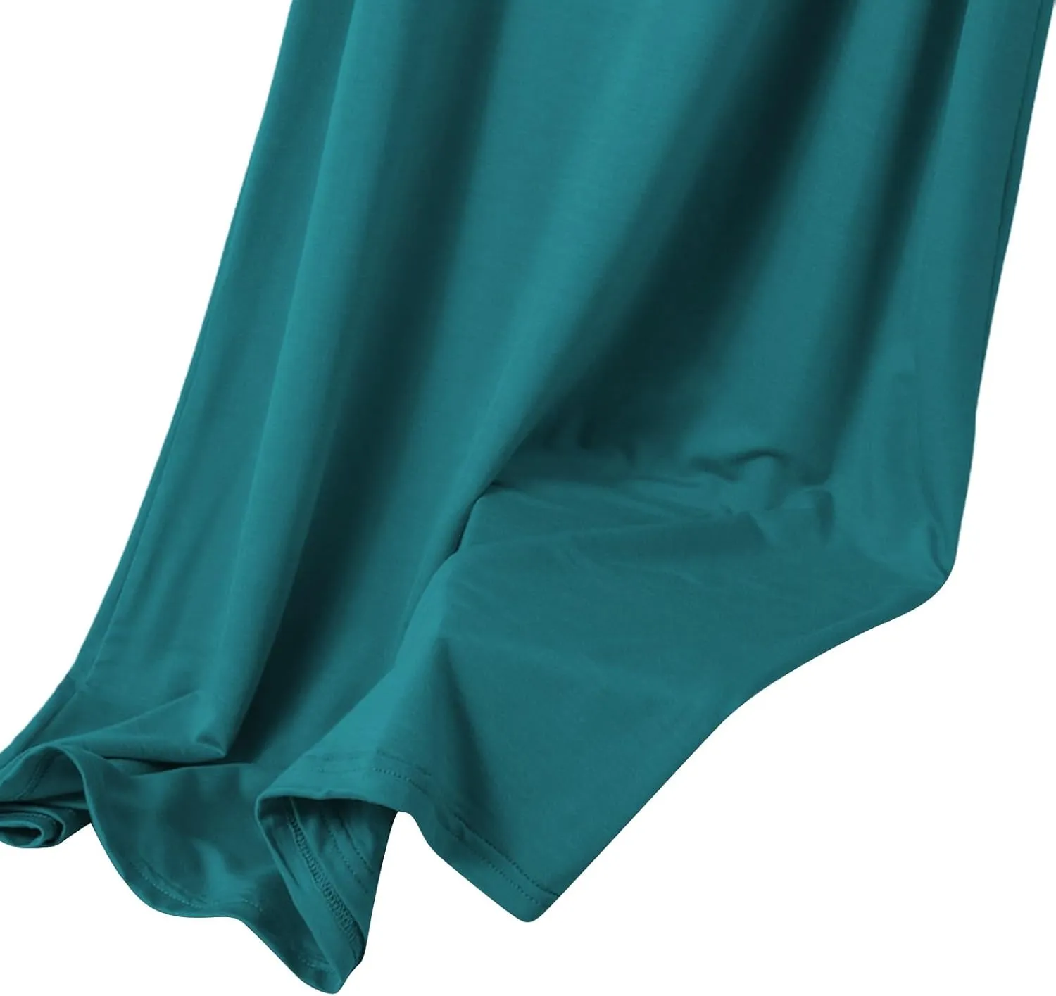 Long Slip Dress for Women Adjustable Spaghetti Straps Cami Slip Dress Soft Crew Neck Nightgown Pajamas Under Dresses