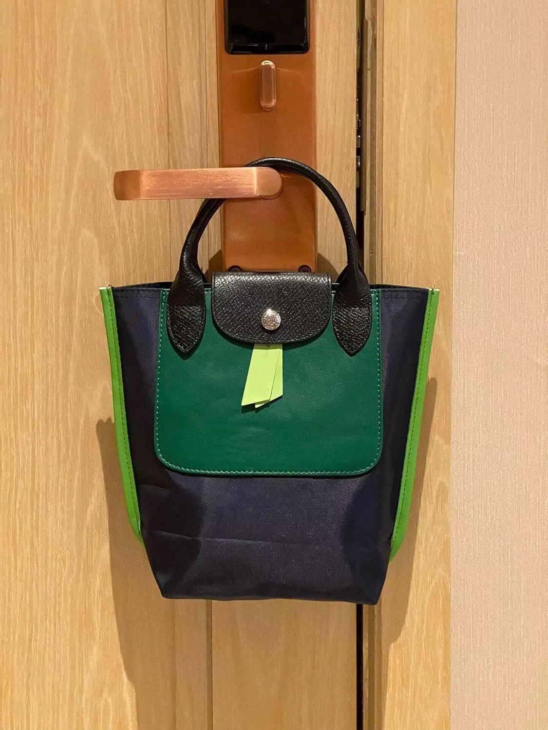 MAIITRIP Color-Block Purse and Handbag with Adjustable Strap,PU Leather Waterproof Crossbody Bag for Women,Top Handle Satchel