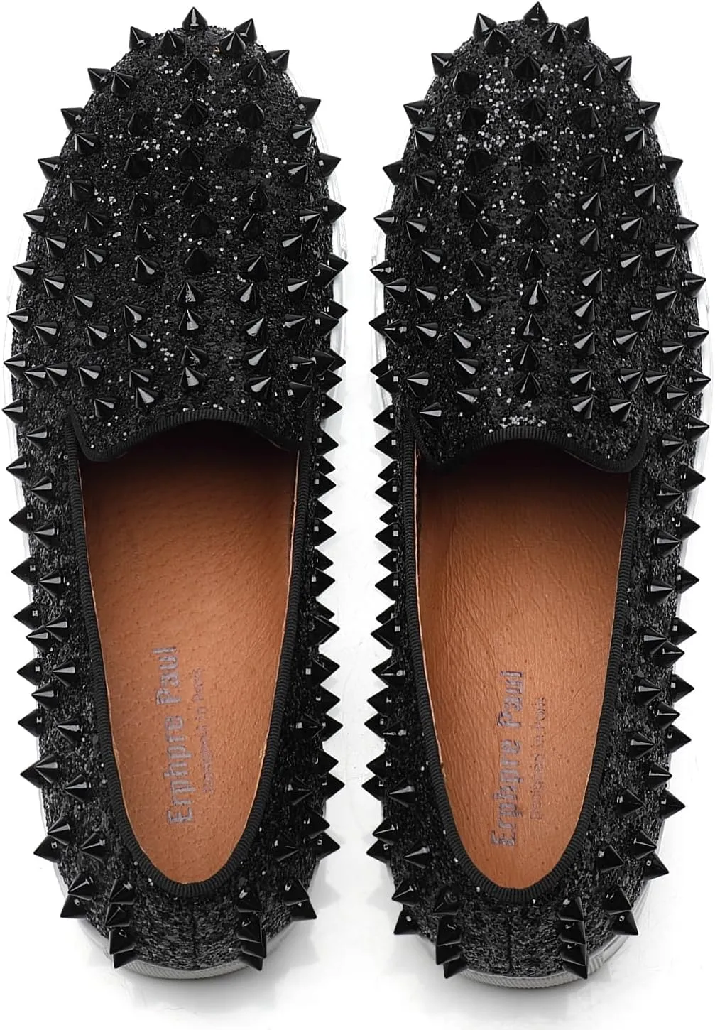 Men Spiked Loafers Party Wedding Prom Fashion Rivets Studded Shoes