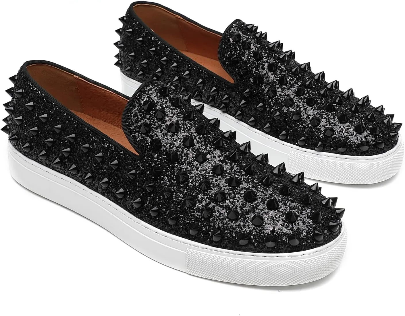 Men Spiked Loafers Party Wedding Prom Fashion Rivets Studded Shoes