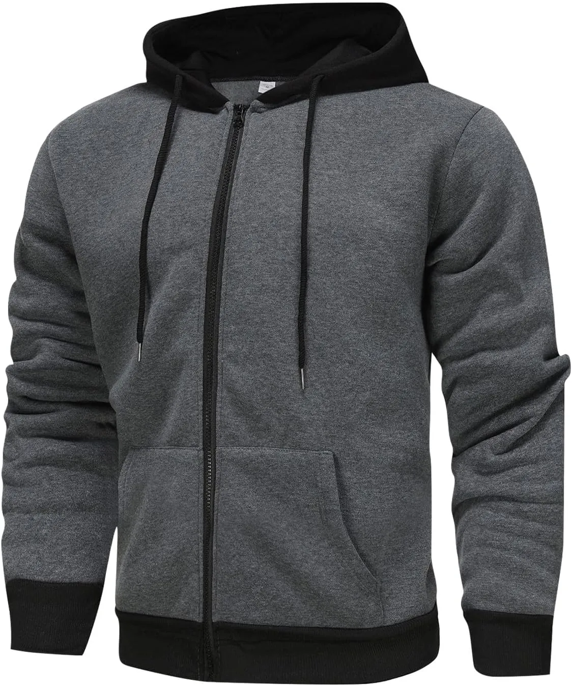 Men Sweatshirt Fall Vintage Long Sleeve Lightweight Drawstring Pullover Casual Work Trendy Hoodies