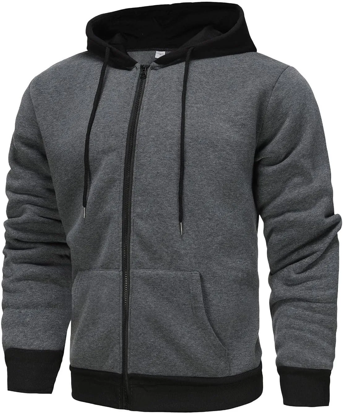 Men Sweatshirt Fall Vintage Long Sleeve Lightweight Drawstring Pullover Casual Work Trendy Hoodies