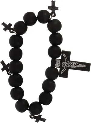 Mens Beaded Bracelets Cross Bracele Vintage Cross Jewelry Prayer Beads Bracelet Baptism for Guests