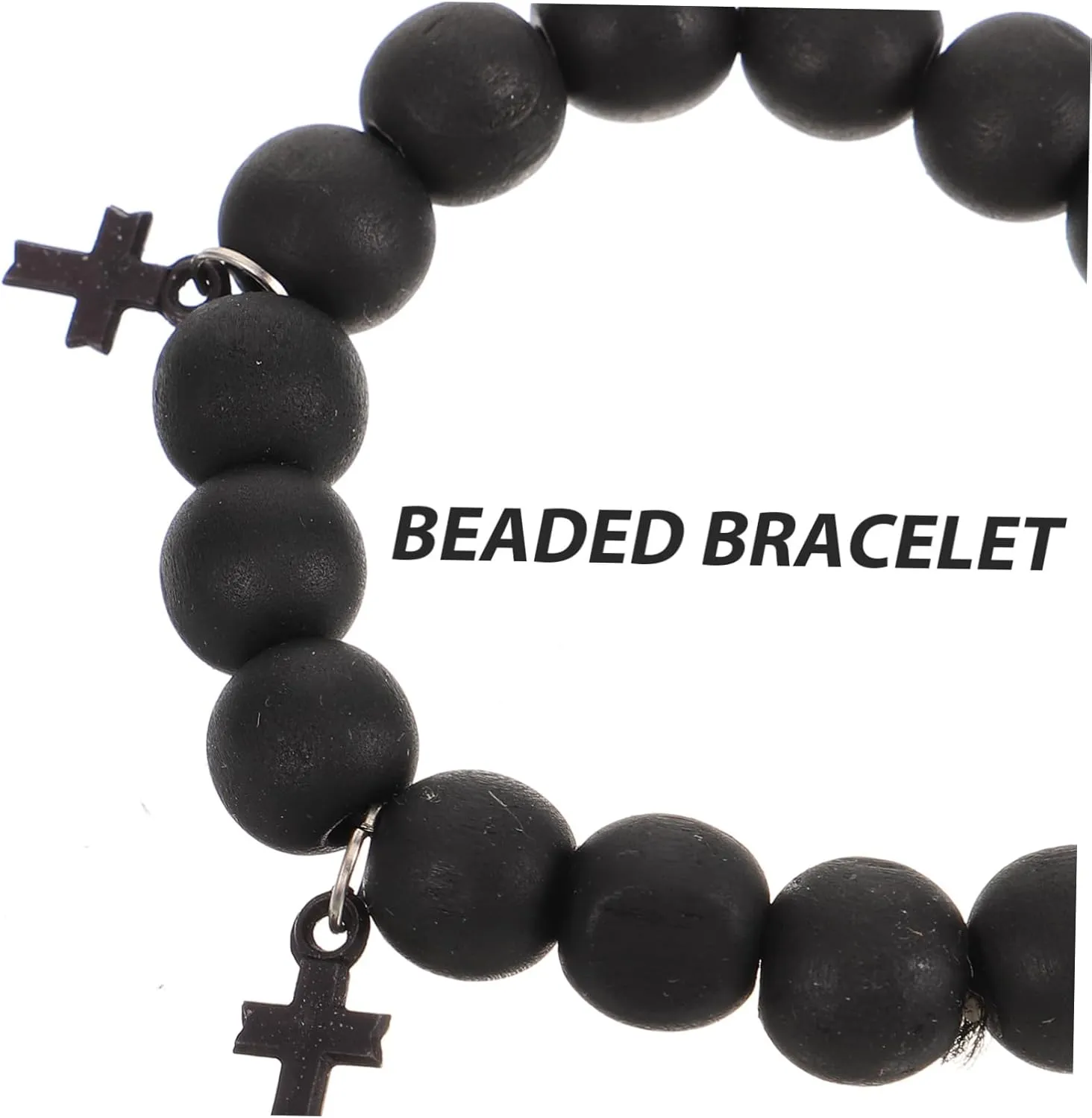 Mens Beaded Bracelets Cross Bracele Vintage Cross Jewelry Prayer Beads Bracelet Baptism for Guests