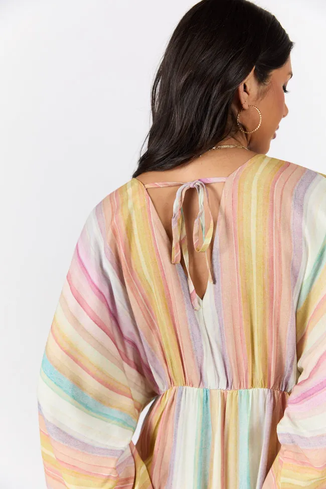 Nights In Watercolor Multi Print Romper