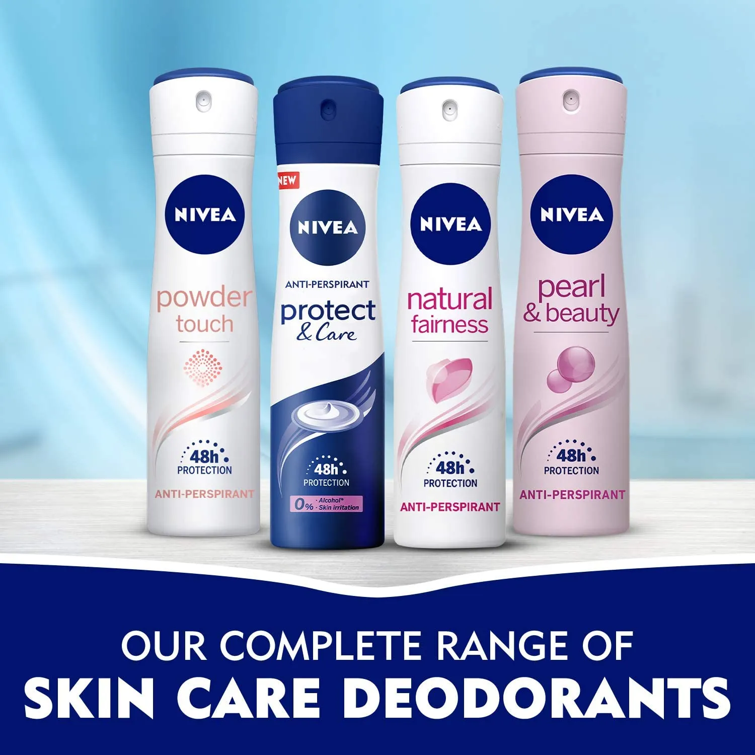 Nivea Protect and Care Antiperspirant For Women No Ethyl Alcohol Spray