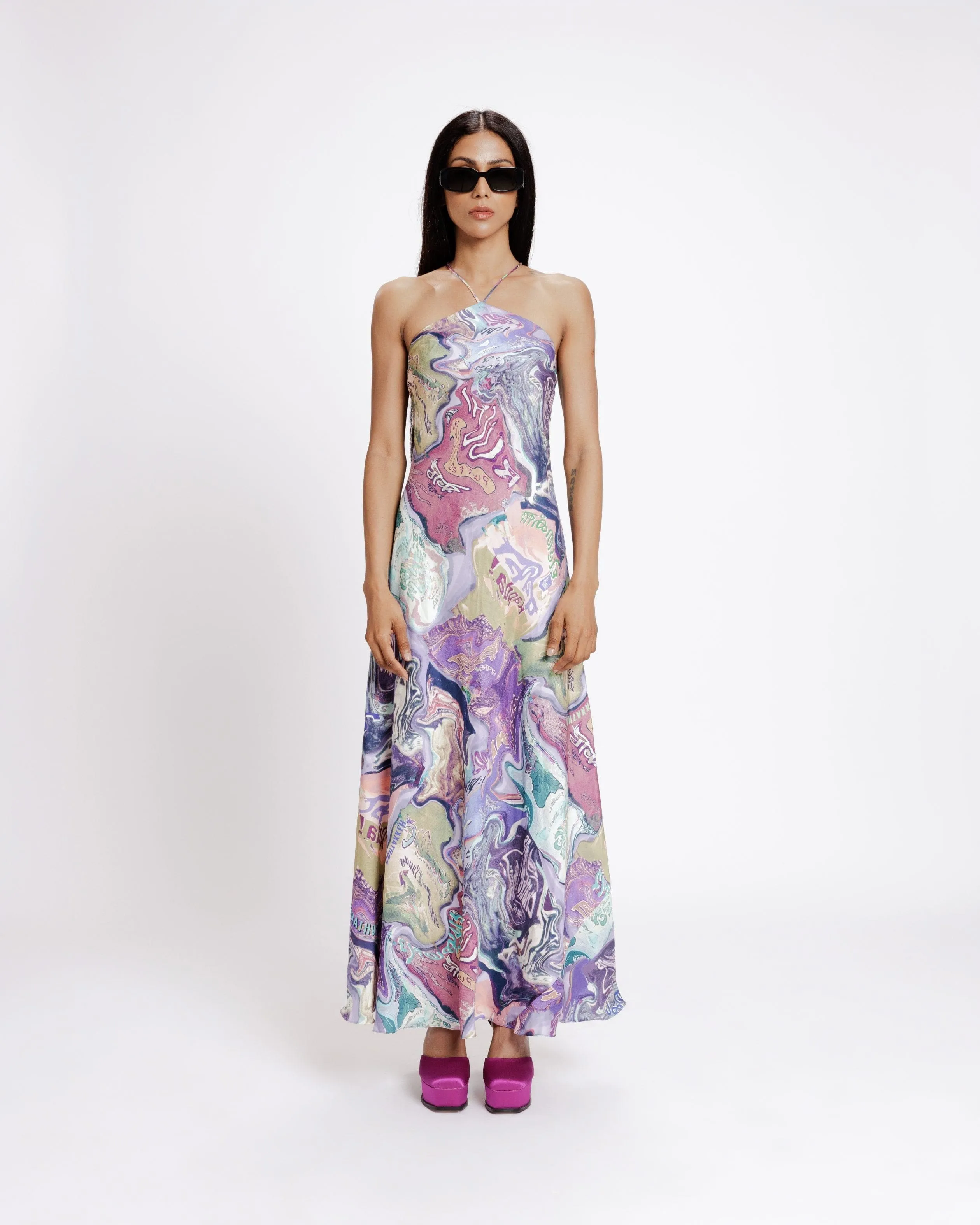 Pan Masala Slip Dress