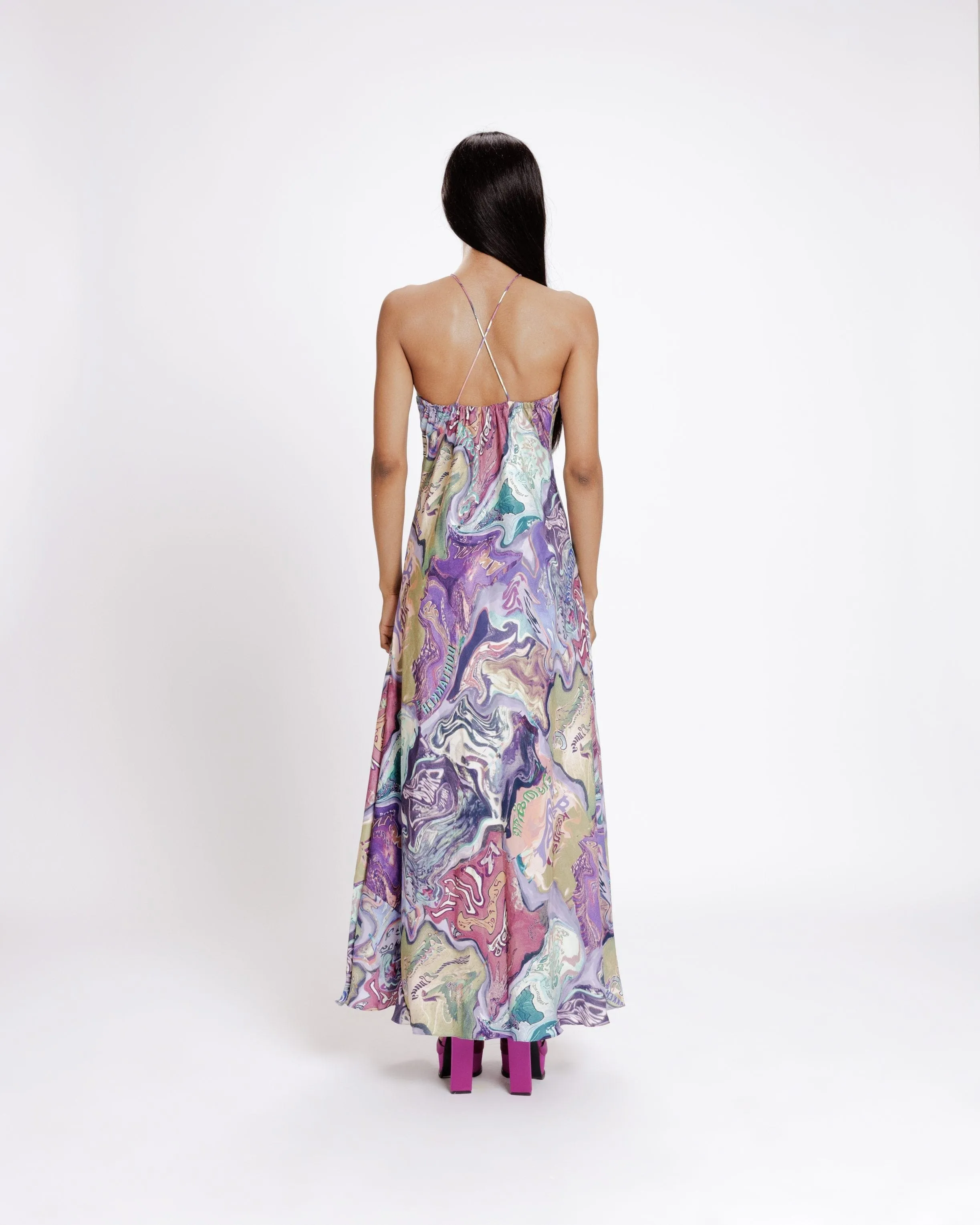 Pan Masala Slip Dress